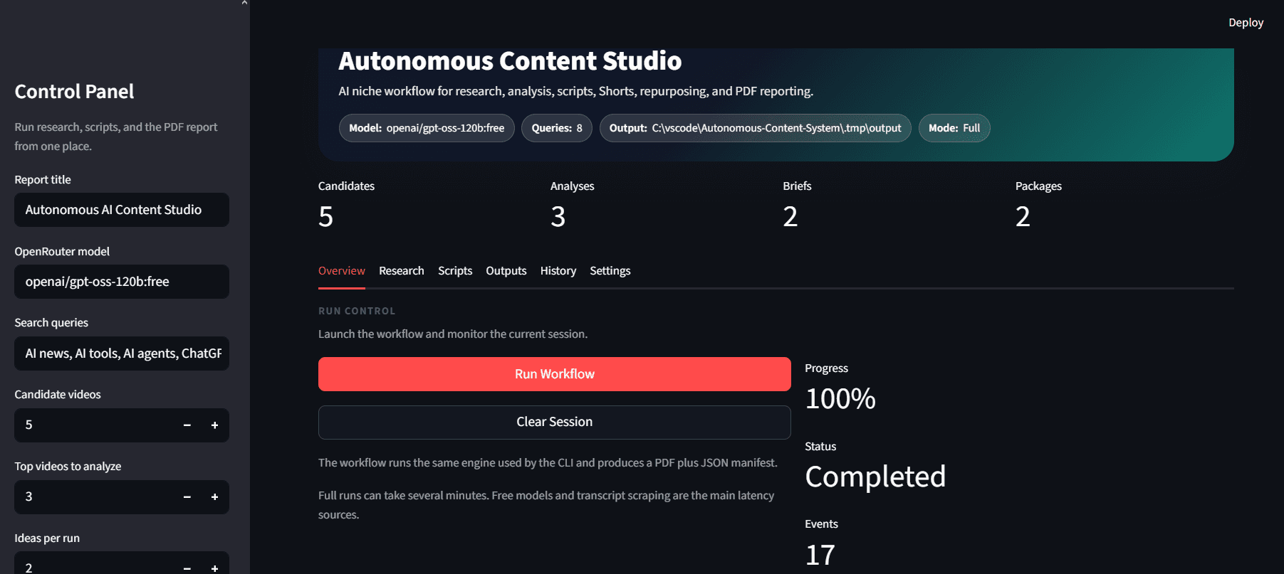 Autonomous Content Agent